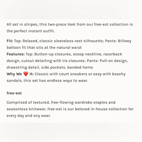 New Free People Coconut Set - Green Combo Small NWOT - Picture 5 of 10